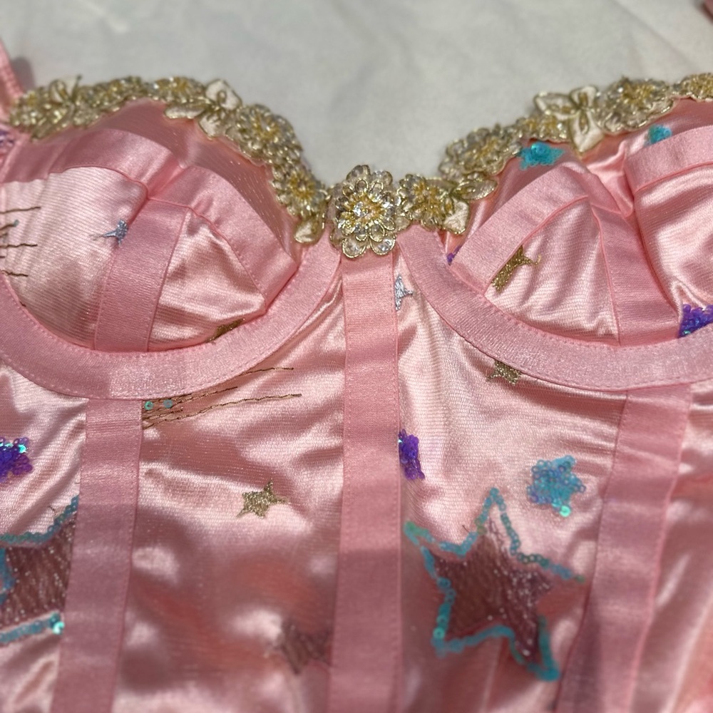 Party King Cosmos Goddess Adult Halloween Costume Cosplay Size Medium NWOT - Picture 8 of 12